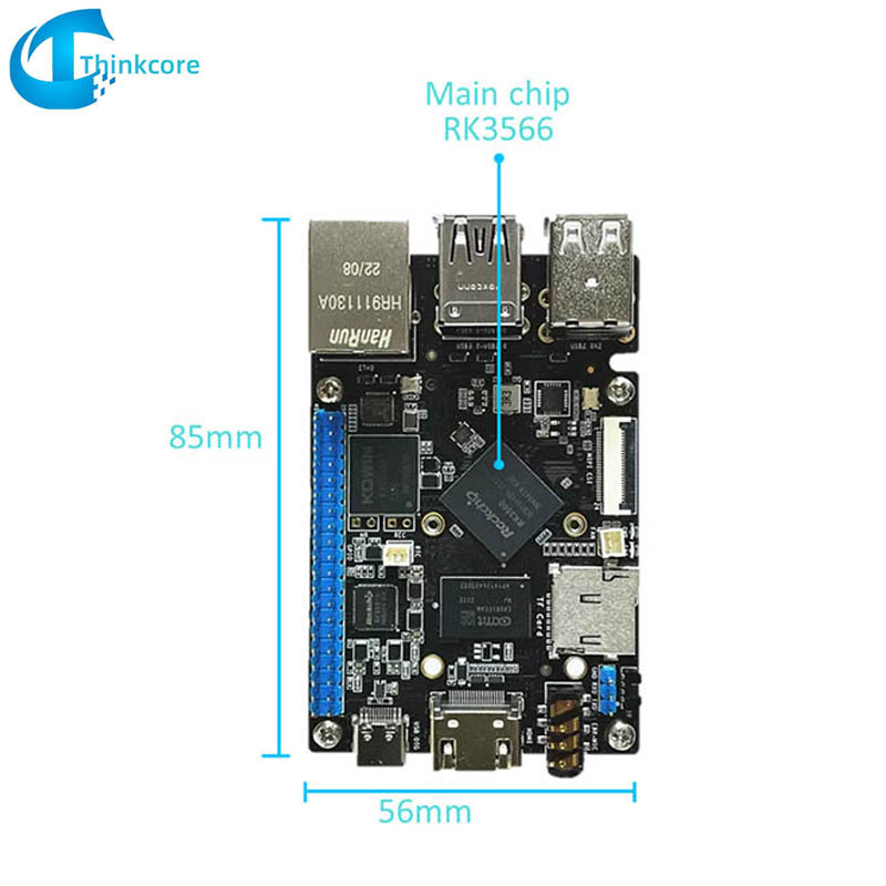 RK3566 SBC едноплатков компютър, съвместим с Raspberry Pi