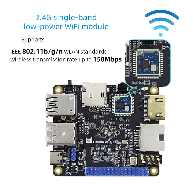 Rockchip RK3528A Linux дънна платка в борда на SBC дъска